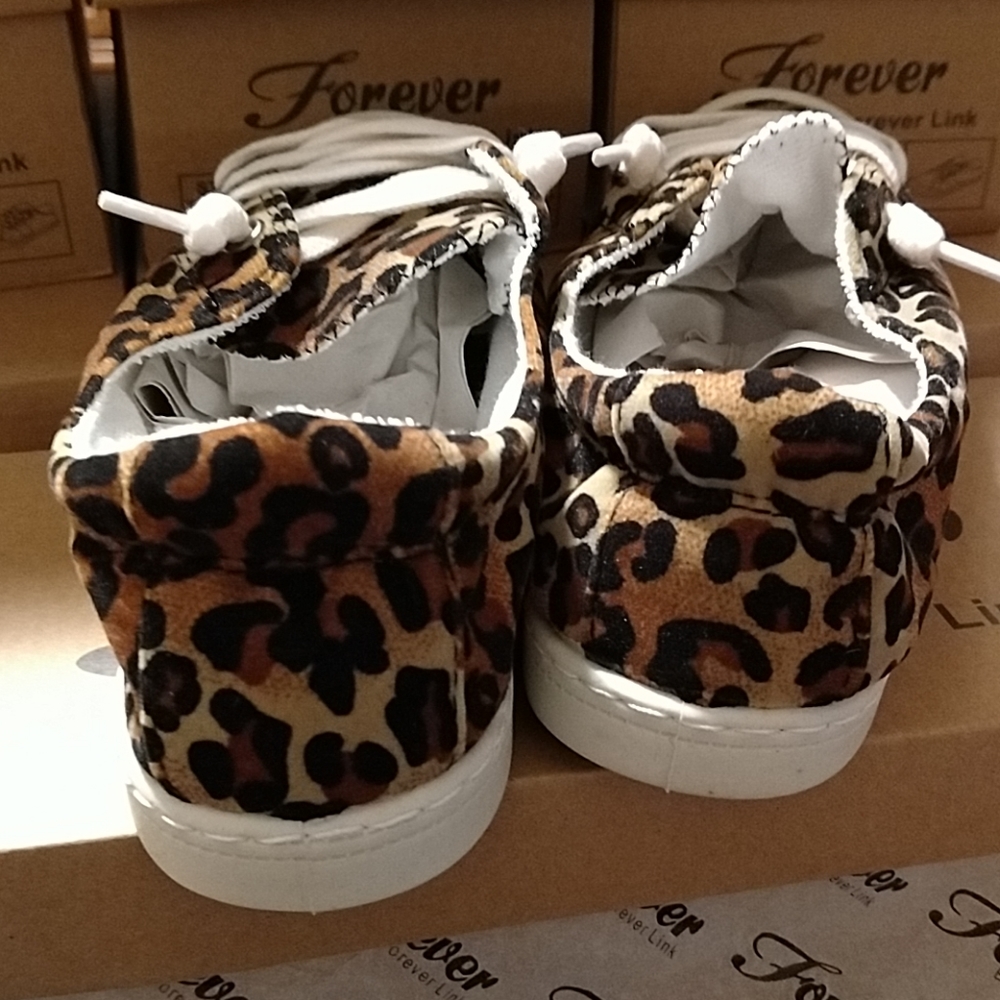 Leopard Print Sneakers - Picture 7 of 8